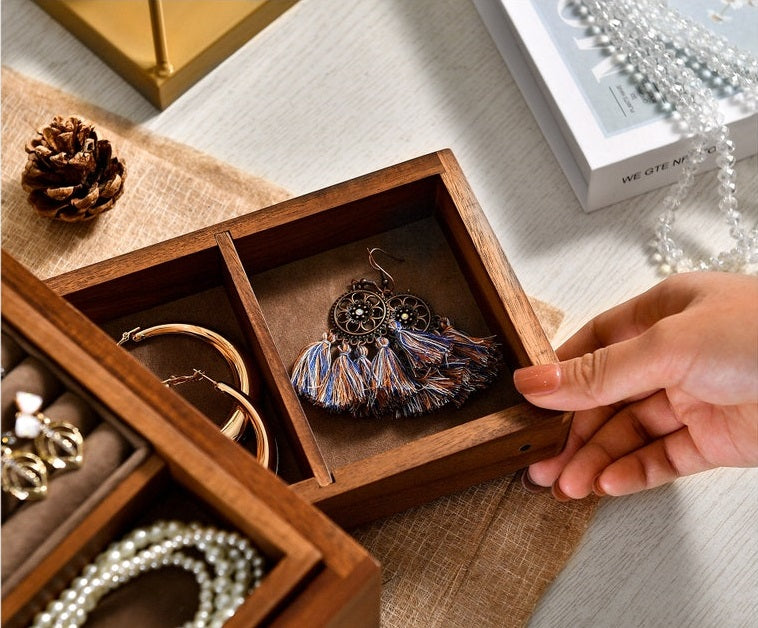 Wooden Jewelry/Beauty Box